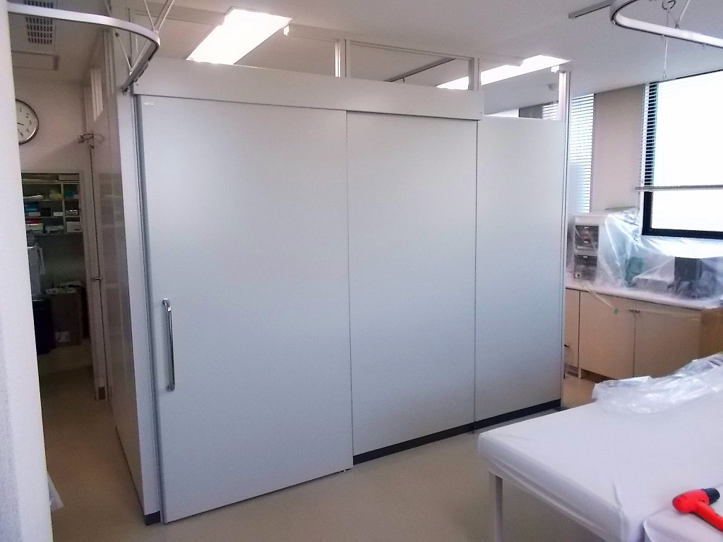 パーテーション設置後